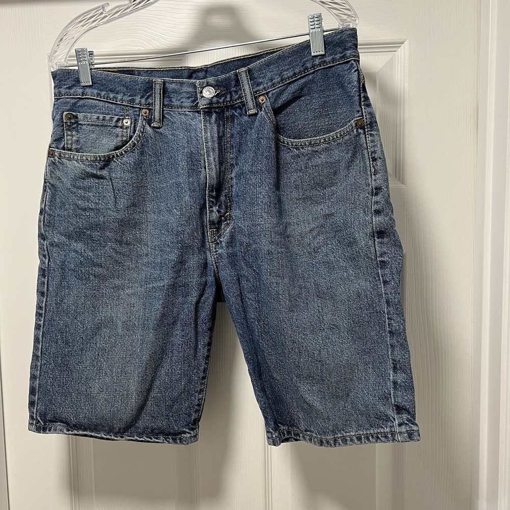 Levi Strauss 505 100% cotton denim 5-pocket 34 medium wash classic Men's Short